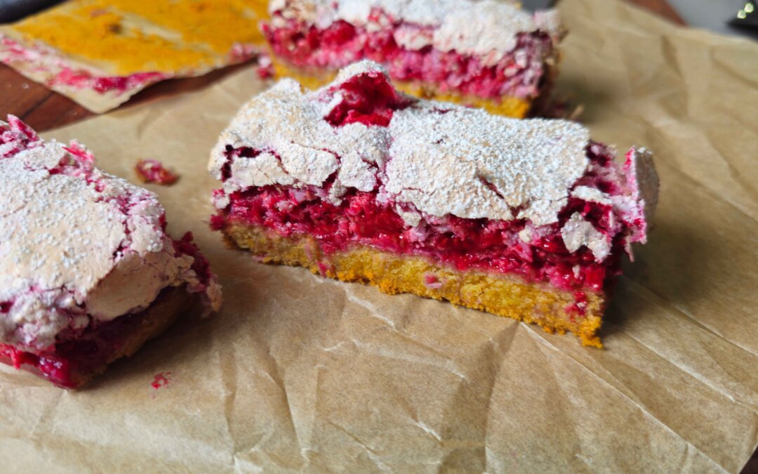 Málnás, kókuszos szelet