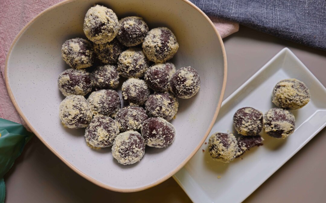 No-bake peanut butter truffles