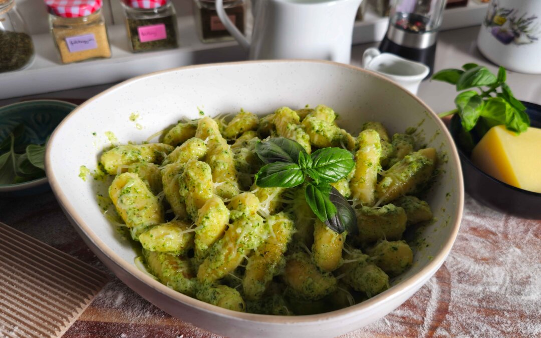 Pestós gnocchi