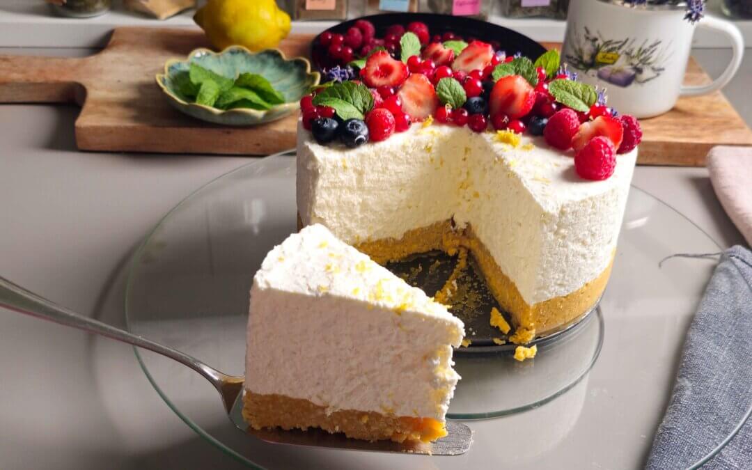 No-bake cottage cheese cheesecake