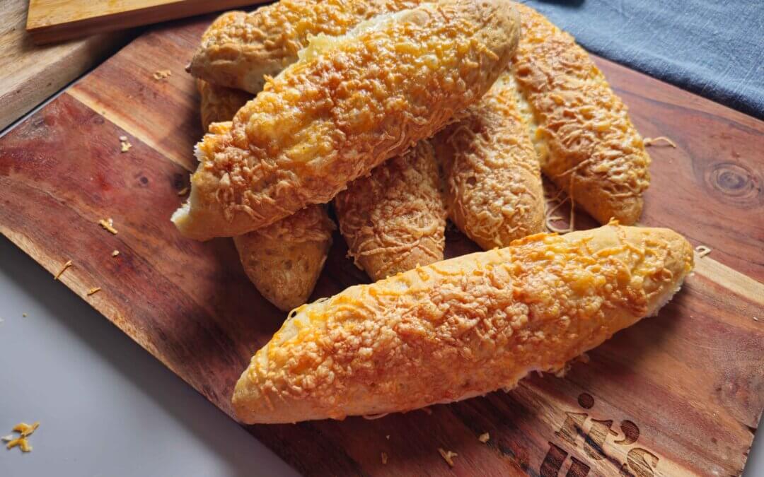 Gluten free cheesy breadsticks